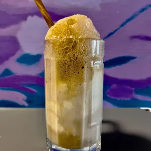 Coke Float with Vanilla Ice Cream