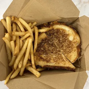 GGG Bulgogi Beef Grilled Cheese with Fries