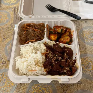 Really delicious #2 BBQ Spicy Pork Plate