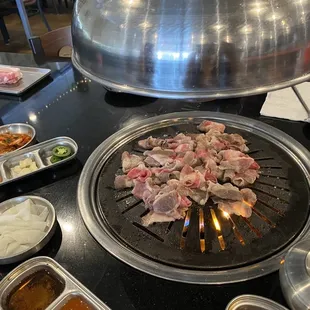 Brisket and thin Pork Belly is so good!