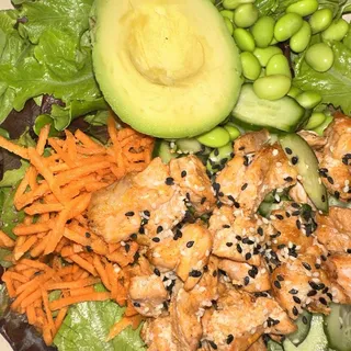 Baked Salmon Salad