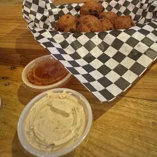 Basic hush puppies, but wonderful