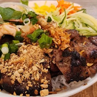 Grilled Prawn and Pork Vermicelli Salad