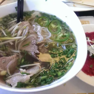 Well-Done Flank Steak Pho