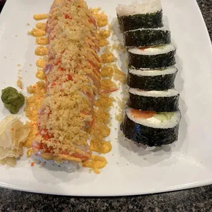 Crimson &amp; Cream roll Philly roll