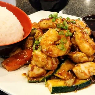 Chicken and Shrimp lunch special