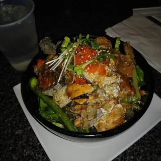 Salmon Skin Salad