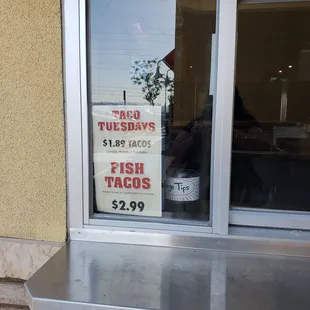 outside