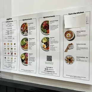 ramen and noodles, menu