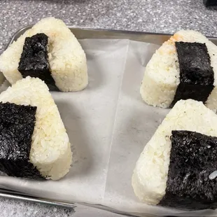 Onigiris.