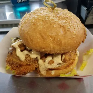 Famous Fried Chicken Sandwich