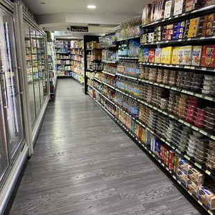 a grocery store aisle