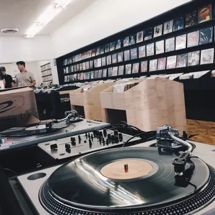 Spinning wax at the new location