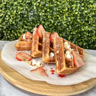 Strawberry Cheesecake Waffle