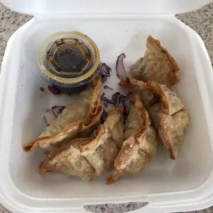 To-go order of Gyoza&apos;s