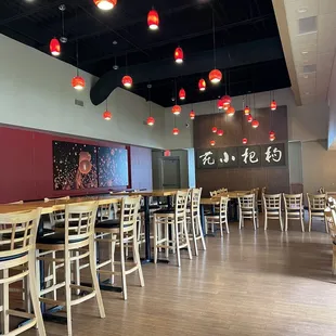 the interior of a restaurant