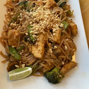 Pad Thai Lunch with tofu