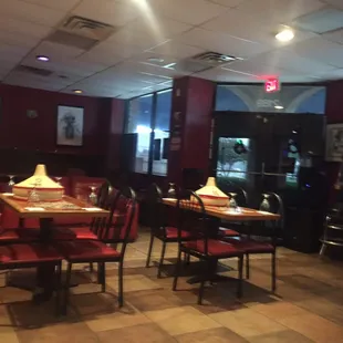 Interesting decor. Kind of dark and loungey.