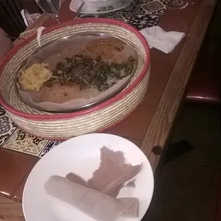 This was our left overs I was really FULL! This was later my dinner.
