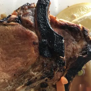 Burnt pork chops from Gojo's restaurant