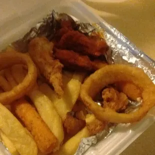 The sampler and nacho supreme