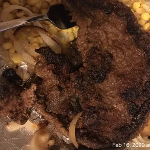 Burnt food from Gojo 02/16/2020