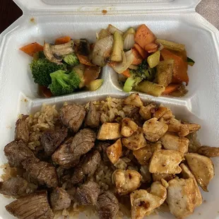 Hibachi Chicken &amp; Steak