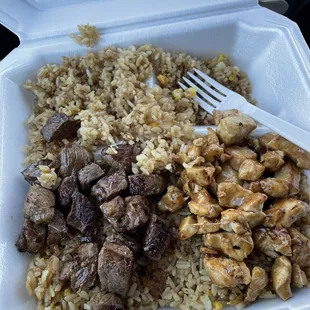 Chicken &amp; Steak Combo