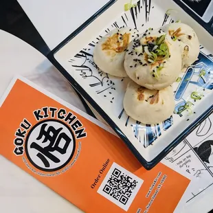 a plate of food on a table