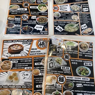 menu, ramen and noodles