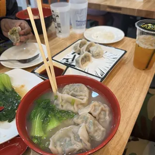 #N02. Chicken and Chive Dumpling Noodle Soup ( 5)