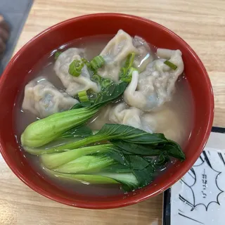 #N08. Pork and Chive Dumpling Noodle Soup ( 5)