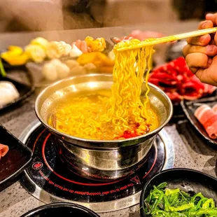 Taiwanese spicy with ramen noodles