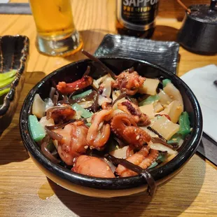 Raw Octopus Salad