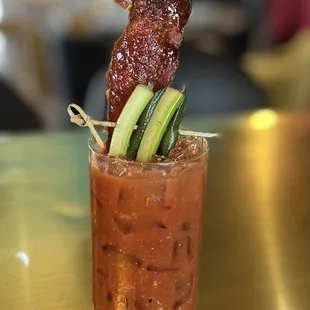 Crispy Pig Bloody Mary. Amazing!