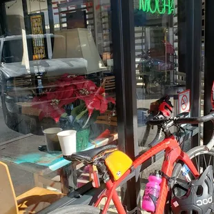 Bike with coffee