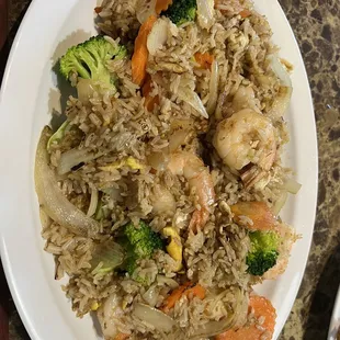 Thai Fried Rice was amazing huge portions and amazing taste!!