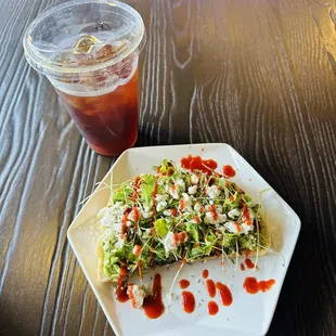 Avocado Toast and Cold Brew.