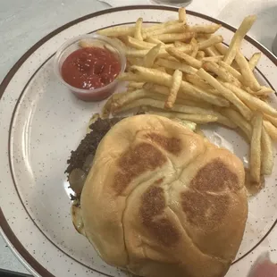 Mushroom Swiss Burger