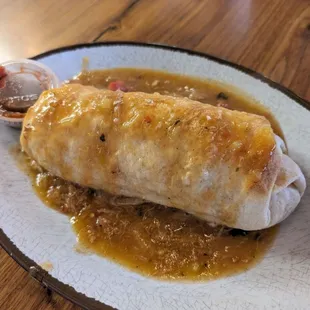 Chorizo Breakfast Burrito | Instagram: @telephonesmoothie