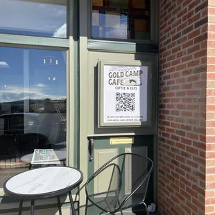 Sign and menu code