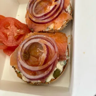 Bagel with Lox Cream Cheese