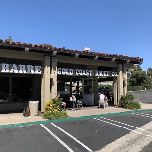 the front of the restaurant