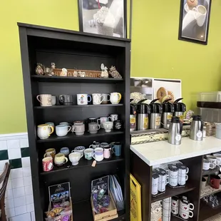 Coffee bar and mugs for sale