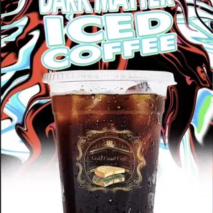 99 cent dark matter iced coffee