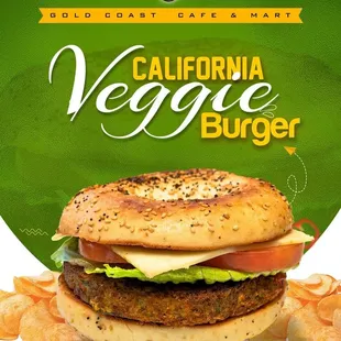 Veggie Burger (Carrots,peas,broccoli &amp; Spinach join forces) with multigrain brad,pepper jacket