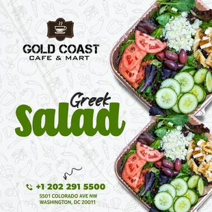 a salad in a plastic container