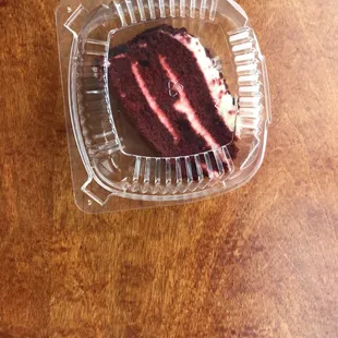 Red velvet cake- $4 a slice
