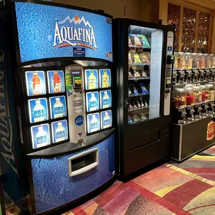 Vending machines in the bowling center