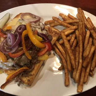 Philly Cheese Steak with Fries